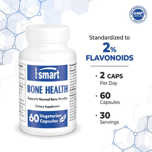 '- Bone Health Supplement (100% Plant Based & Patented) - Strong Bones & Bone Density Supplement | Non-Gmo & Gluten Free - 60 Vegetarian Capsules