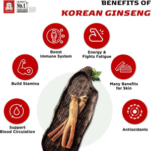 Korean Red Ginseng Everytime 2000Mg with Propolis - 20 Sticks