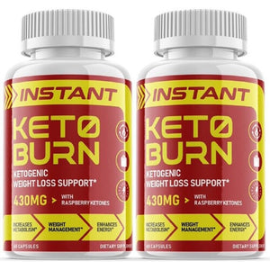 (2 Pack) Instant Keto Burn - Keto Weight Loss Supplements for Weight Management
