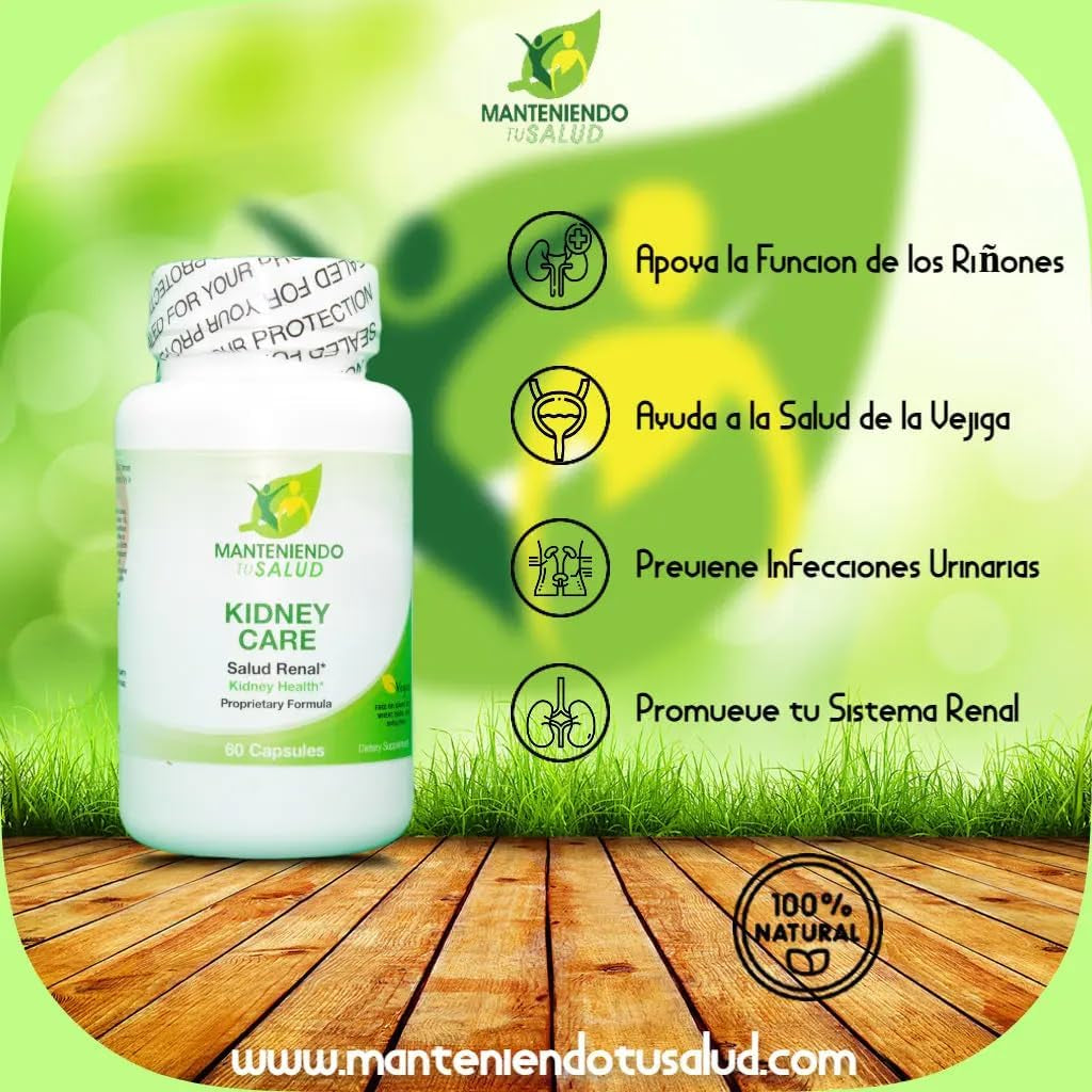 Kidney Care, Kidney Support, Herbal Supplement, 60 Capsules