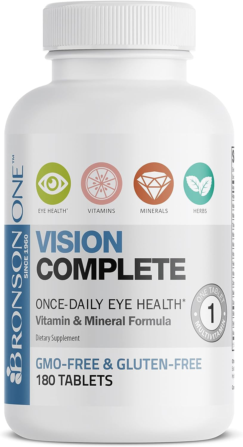 ONE Daily Vision Complete Eye Health Support Multivitamin Multimineral Supplement Formula, 180 Tablets 