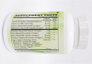 Algae Based Calcium 1,000 Mg, 180 Tablets