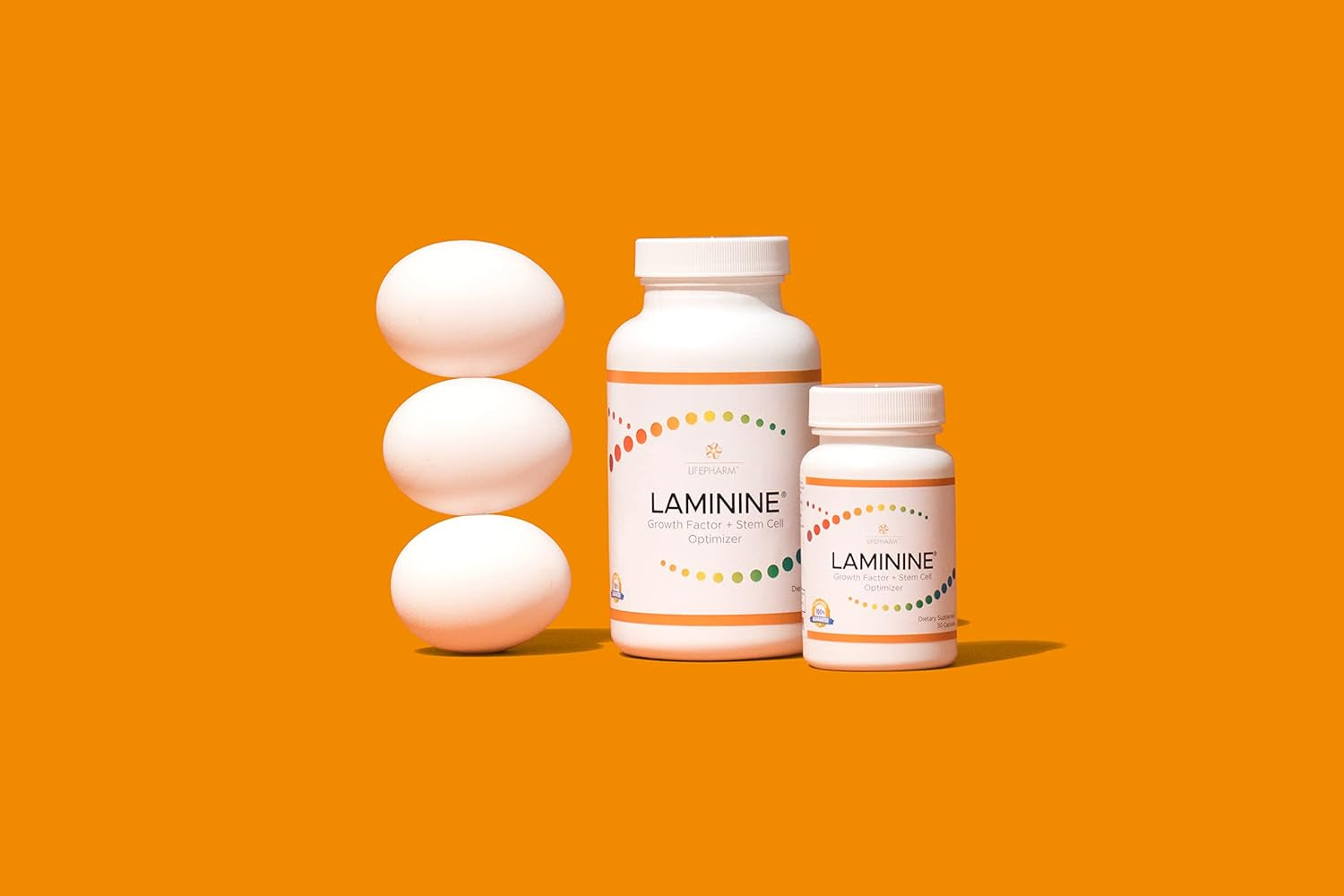 LAMININE: Cellular Support for Wellness, Cognitive Function & Vitality - Stem Cell Rejuvenation, Stress Relief & Joint Discomfort Reduction (120 Count)