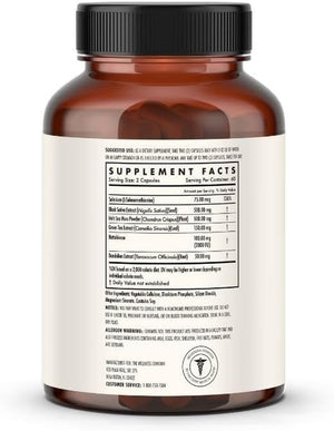 The Wellness Company Original Spike Support Formula Supplement | 120 Capsule 2 Month Supply | Natural Immunity Booster with Herbal Extracts | Vegan, Non-Gmo, Gluten-Free