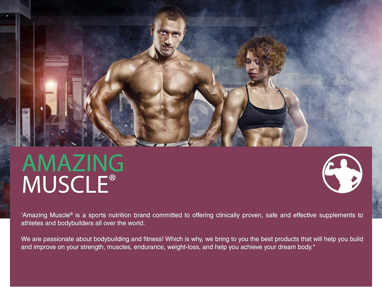 Amazing Muscle 100% Whey Protein Powder *Advanced Formula with Whey Protein Isolate as a Primary Ingredient along with Ultra Filtered Whey Protein Concentrate (Banana, 5 Lb)