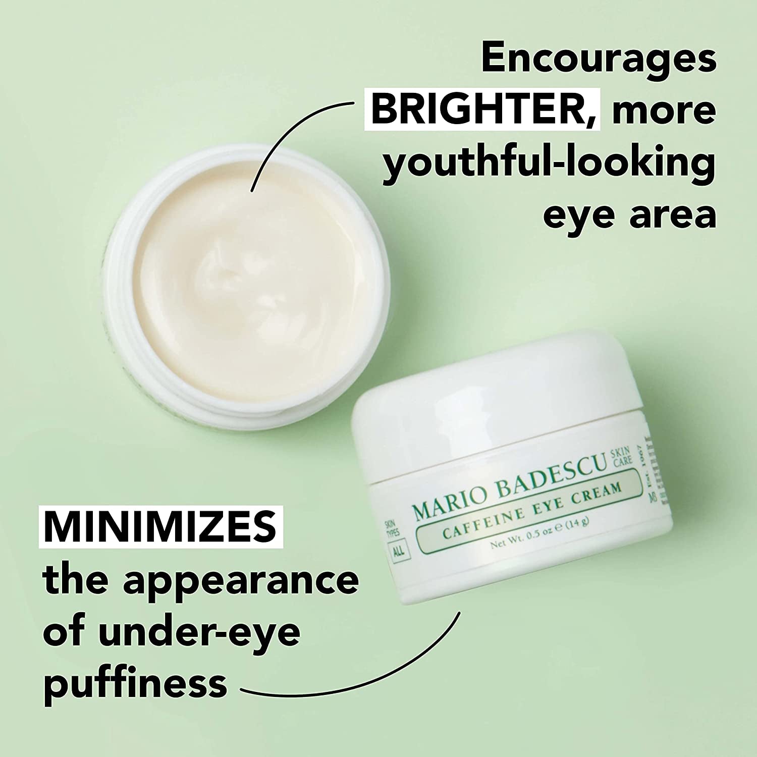 Mario Badescu Eye Cream for Dark Circles and Puffiness, Ultra-Rich under Eye Overnight Treatment for Fine Lines and Wrinkles
