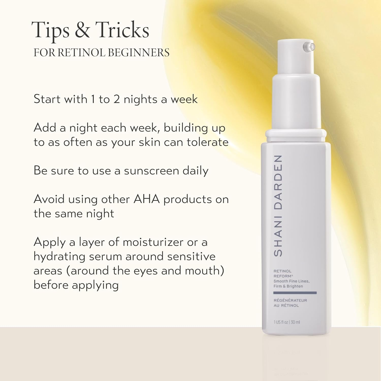 SHANI DARDEN SKINCARE Retinol Reform Anti-Aging Serum Travel Size, Resurfacing Retinol Serum for Face and Neck, Helps with Fine Lines and Wrinkles, 0.34 Fl Oz