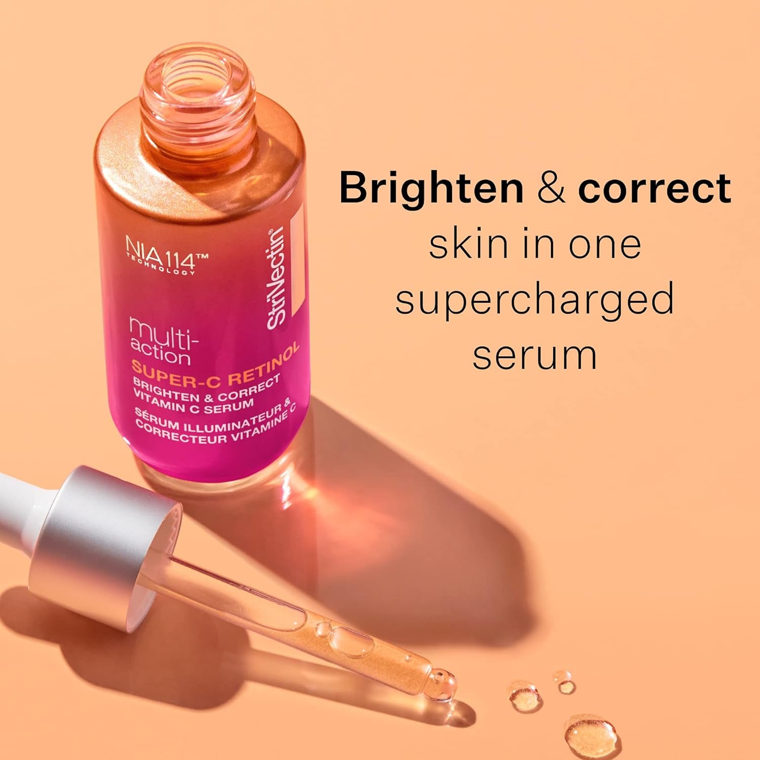 Strivectin Super C Retinol Brighten & Correct Vitamin C Serum & TL Neck Cream PLUS