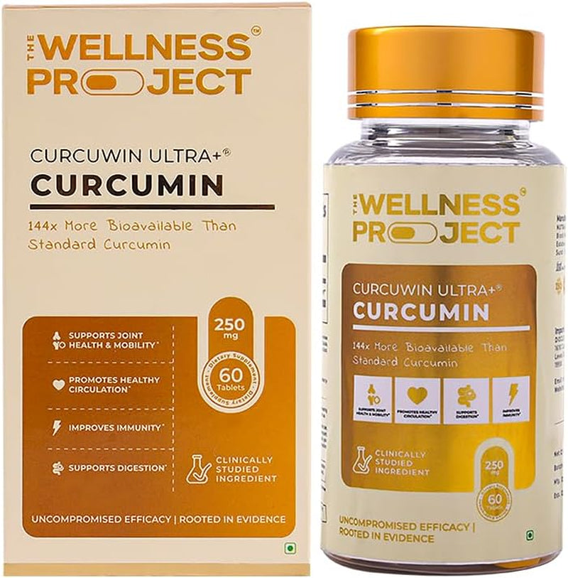 The Wellness Project [TWP Curcumin with Curcuwin Ultra+ 250Mg | Suppor ...