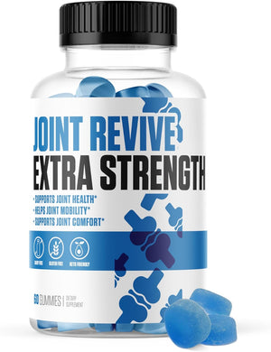 Joint Revive Gummies | #1 Rated Joint Support Supplement for Joint Health, Mobility & Cartilage Support W/Glucosamine Sulfate & Vitamine E | Dairy & Keto Friendly for Men & Women - Gummies