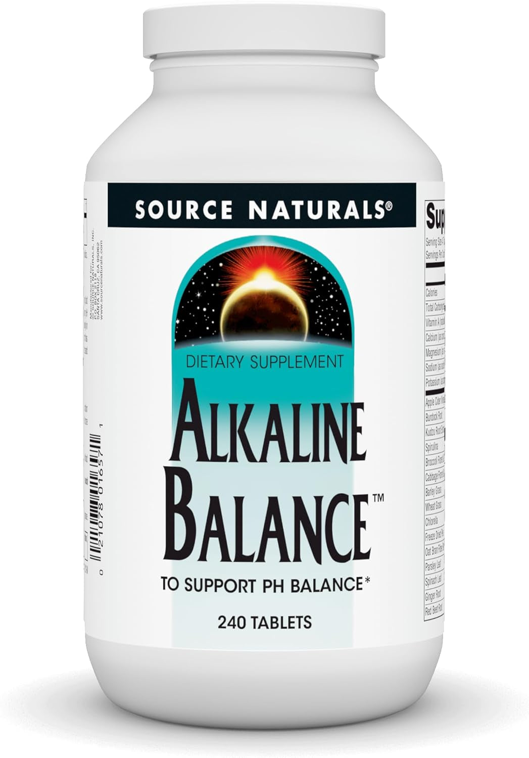 Source Naturals Alkaline Balance to Support PH Balance* - 240 Tablets 
