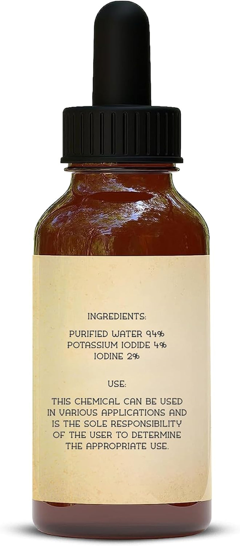Lugol'S Solution 2% 1Oz Glass Dropper Bottle. Contains Potassium Iodide and Iodine, 30Ml