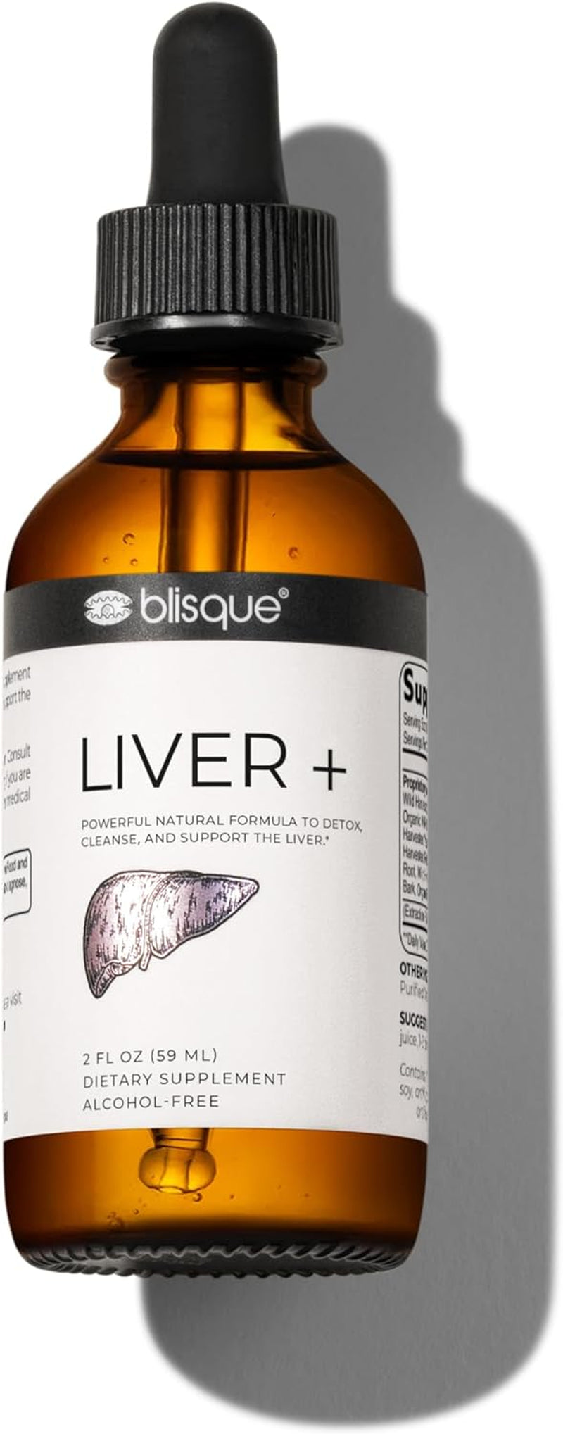 Liver Complex Supplement to Detox, Cleanse, and Repair the Liver | Doctor-Approved | Natural Ingredients | Milk Thistle and Dandelion Root | 2 Ounce 