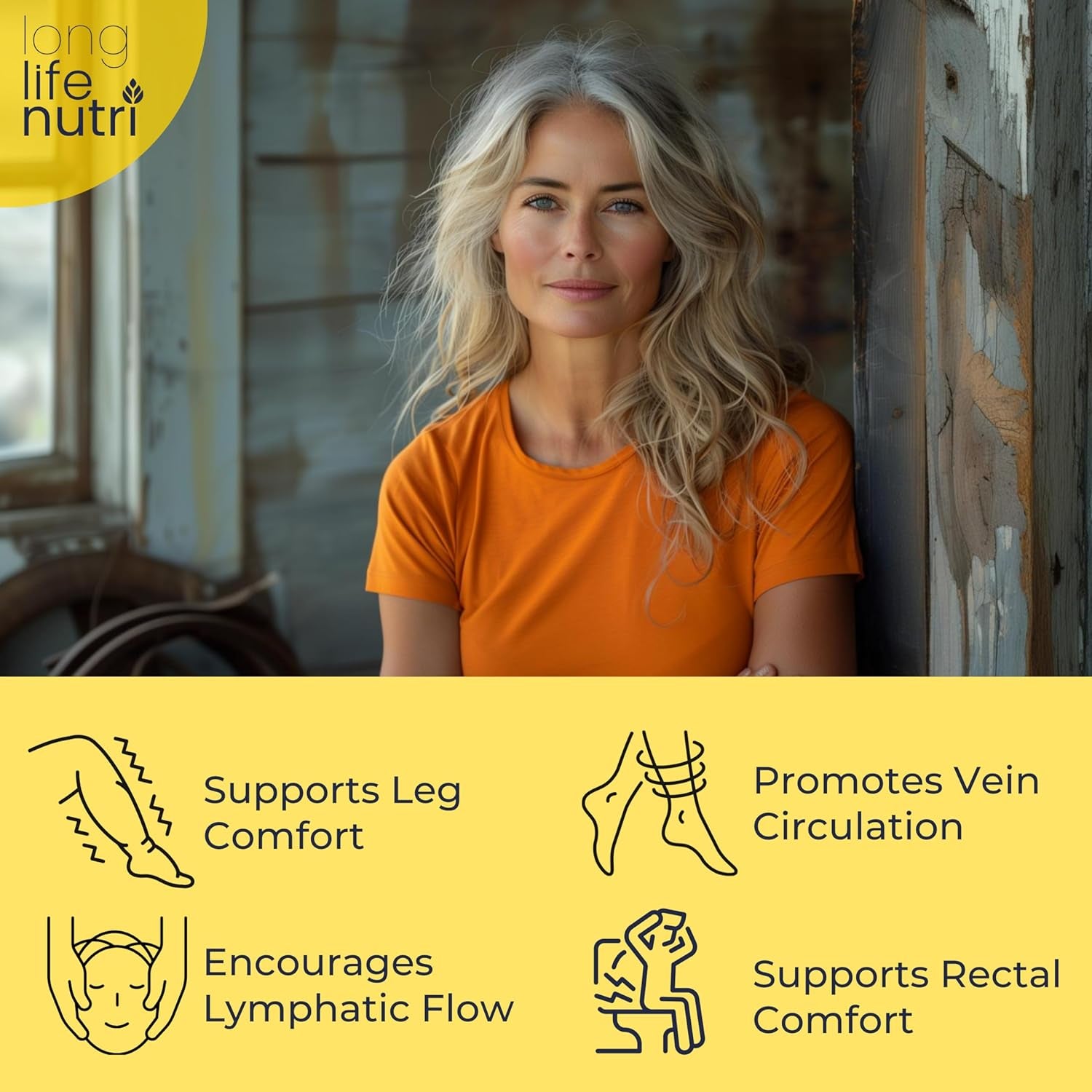 Diosmin 1000Mg Advanced Formula - 240 Capsules for Circulatory Health Support, 4-Month Supply, Non-Gmo, Made in USA - Daily Wellness Supplement