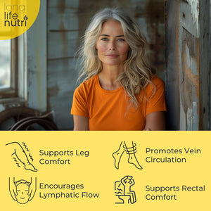 Diosmin 1000Mg Advanced Formula - 240 Capsules for Circulatory Health Support, 4-Month Supply, Non-Gmo, Made in USA - Daily Wellness Supplement