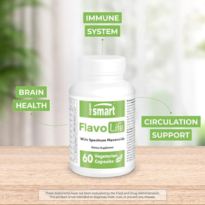 '- Flavolife (Flavonoid Complex Supplement) - with Luteolin, Myricetin, Fisetin, Rutin, Quercetin, EGCG, Apigenin, Hesperidin | Non-Gmo & Gluten Free - 60 Vegetarian Capsules 