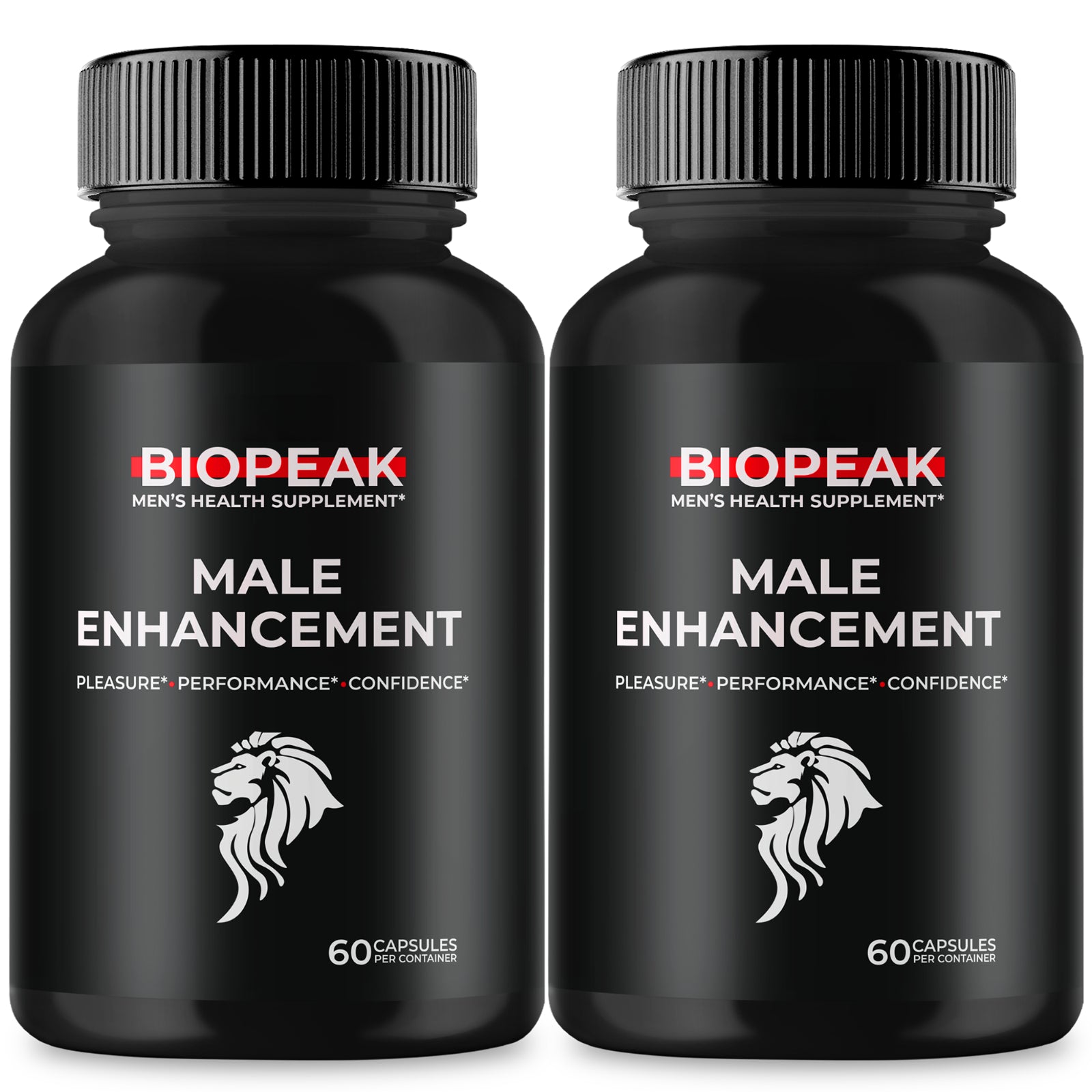 (2 Pack) Biopeak Black HGW Men Supplement Capsules Extra Strength (120 Capsules)