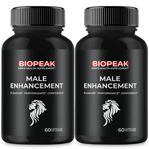 (2 Pack) Biopeak Black HGW Men Supplement Capsules Extra Strength (120 Capsules)