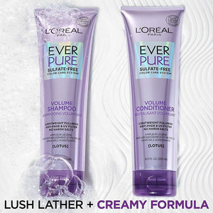 L’Oréal Paris Moisture Sulfate Free Conditioner, Hair Care for Color-Treated Hair with Rosemary Botanicals, Everpure, 8.5 Oz (Packaging May Vary) 