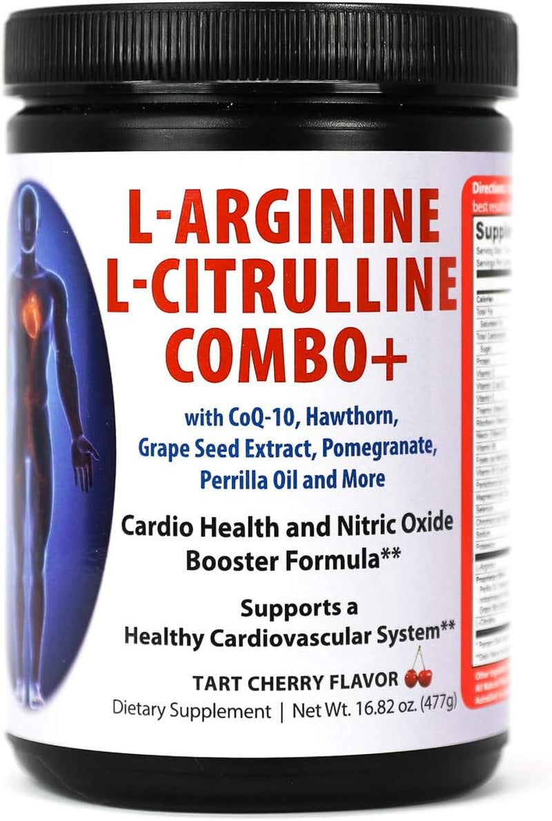 L-Arginine 5000Mg L-Citrulline 1000Mg Combo Powder 16 Oz. - Tart Cherr 