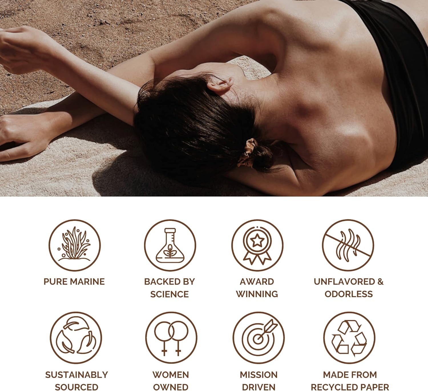 Premium Marine Collagen Powder with Type I II III and IV Hydrolyzed Peptides for Women Men Sustainably Sourced Wild Fish Unflavored Certified Halal Kosher - 4 Month Supply (Price 3 Months)