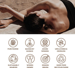 Premium Marine Collagen Powder with Type I II III and IV Hydrolyzed Peptides for Women Men Sustainably Sourced Wild Fish Unflavored Certified Halal Kosher - 4 Month Supply (Price 3 Months)