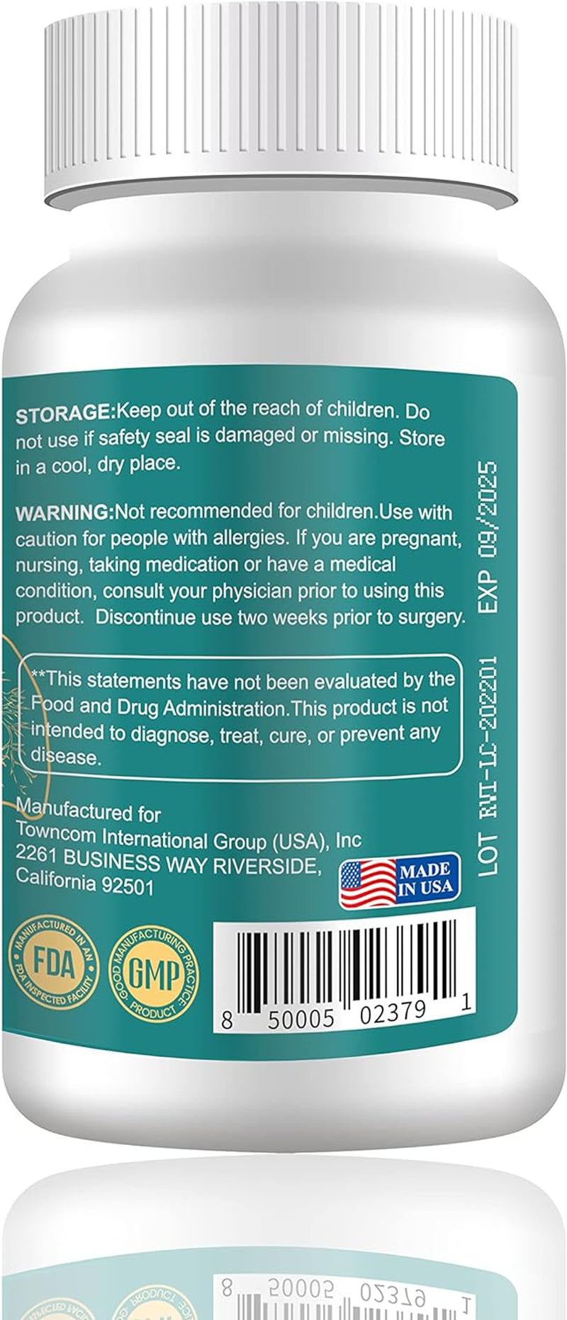 Royavita®Lung Cleanse Is an Effective Agent to the People at Risk or Challenged by Viral Infection, Smoking, COPD, Asthma, Pollution - 7 Natural Ingredients - Non-Gmo - Made in USA (1)