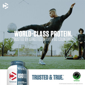 Dymatize ISO100 Hydrolyzed Protein Powder, 100% Whey Isolate Protein, 25G of Protein, 5.5G Bcaas, Gluten Free, Fast Absorbing, Easy Digesting, Cookies and Cream, 1.6 Pound