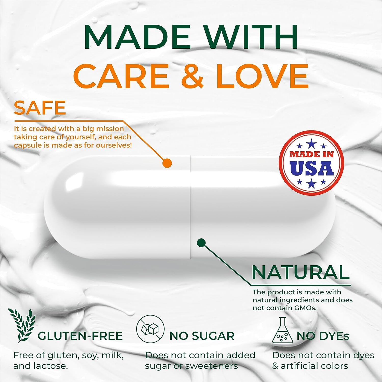 Bovine Collagen Supplements for Men and Women I Hydrolyzed Grass Fed Bovine Collagen Peptides Dietary Supplement for Joint, Nerve & Bone Support - Non-Gmo, Anti-Aging - 100 Capsules