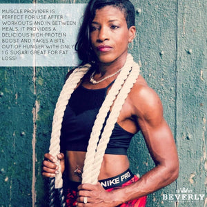 Beverly International Muscle Provider, 30 Servings, Chocolate. Super-Fast-Absorbing Whey Protein Powder for Recovery, Lean Muscle. Fills Your Muscles, Not Your Stomach. Tastes like Ice Cream! 