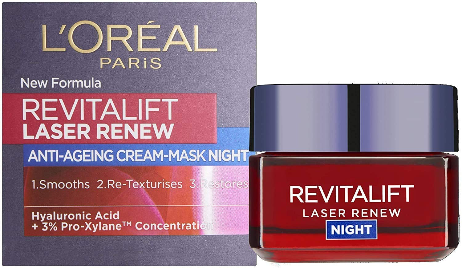 L'Oreal Paris Revitalift Laser Renew Night Cream, 1.7 Oz