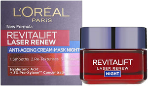 L'Oreal Paris Revitalift Laser Renew Night Cream, 1.7 Oz