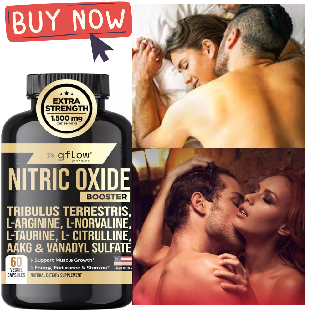 L-Arginin 60 Capsules Nitric Oxide, Testosteron Booster Men'S Health Support 