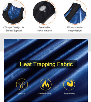 Sauna Suit for Women Full Body Sweat Jumpsuit for Working Out