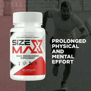Sizemax Supplement for Men'S Health, Size Max Male Performance Pills 60Ct