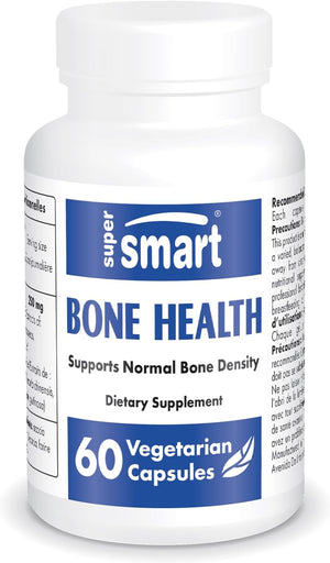 '- Bone Health Supplement (100% Plant Based & Patented) - Strong Bones & Bone Density Supplement | Non-Gmo & Gluten Free - 60 Vegetarian Capsules