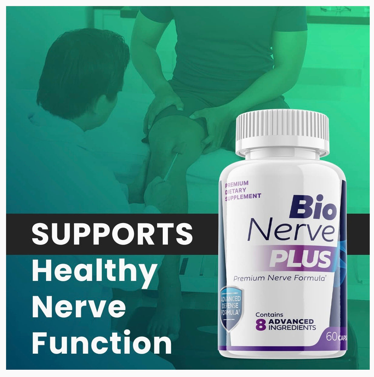 Bionerve Plus, Premium Nerve Formula, Bio Nerve plus (60 Capsules)