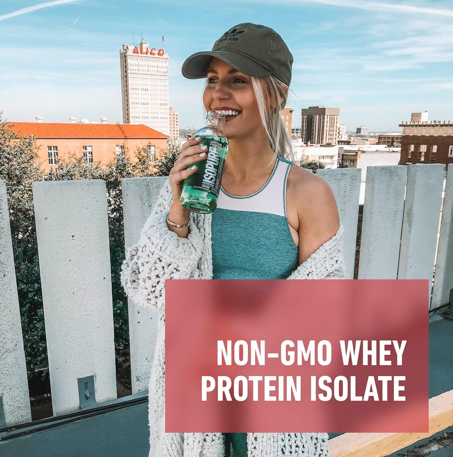 Isopure Zero Carb 32G Protein Ready-To-Drink, Whey Protein Isolate, Alpine Punch, 16 Fl Oz (12 Bottles)