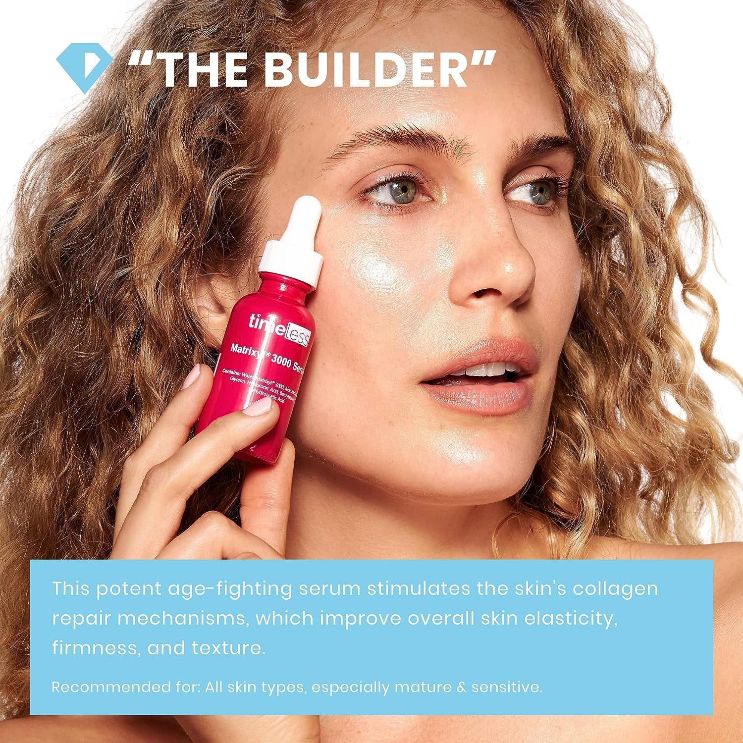 Timeless Skin Care Matrixyl 3000 Serum - Personal Care Face Serum Supports Hydration - Matrixyl Serum with Hyaluronic Acid - Fragrance-Free Serum for Skin Care - 1 Oz (Pack of 2)