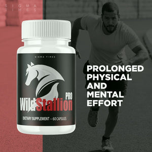 Wild Stallion Pro Performance Supplement for Men, Male Support Pills 60Ct 