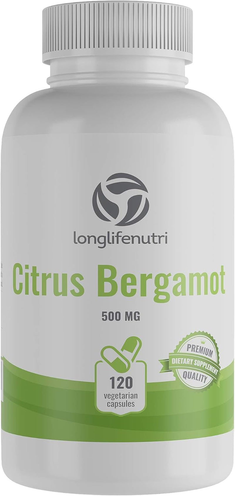 Citrus Bergamot Extract Capsules 500Mg 120 Count | Made in USA