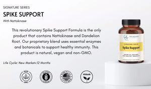 The Wellness Company Original Spike Support Formula Supplement | 120 Capsule 2 Month Supply | Natural Immunity Booster with Herbal Extracts | Vegan, Non-Gmo, Gluten-Free