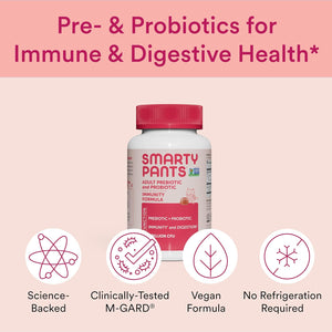 Smartypants Multivitamin for Men & Women: Multivitamin Gummies with Vitamin D3, C, Vitamin B12, B6, Vitamin A, K & Zinc, Omega 3 Fish Oil (EPA/DHA), Gluten Free, 180 Count (30 Day Supply)