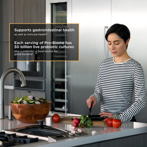 '- Pro-Biome 50B CFU - Proprietary Probiotic Blend - 30 Capsules 