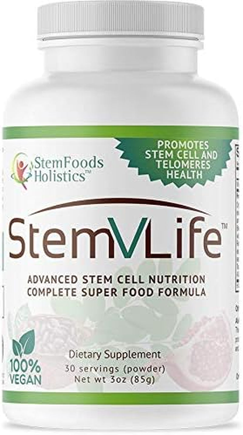Powerful Stem Cell Formula and Daily Supplement, 90 Capsules, 100% Natural and Vegan
