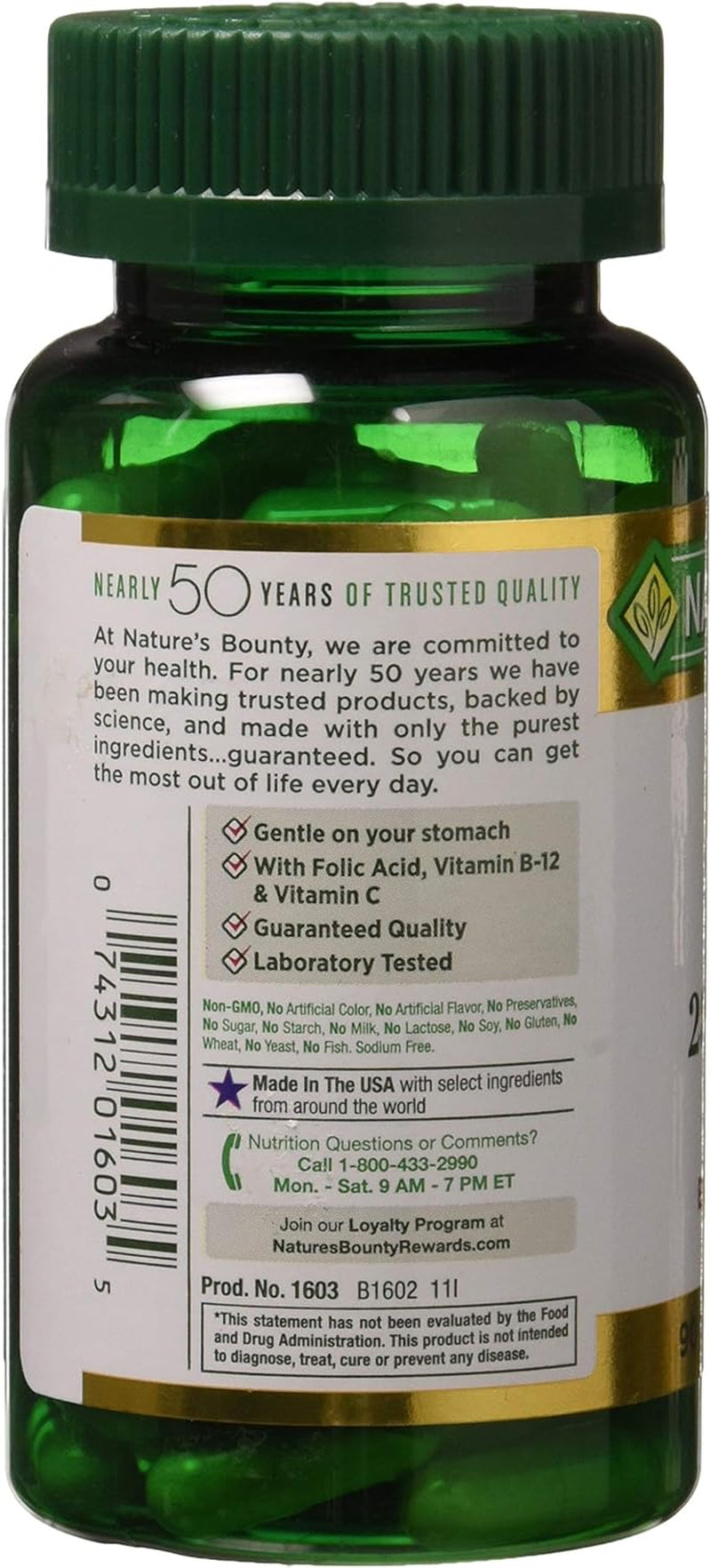 Gentle Iron 28 Mg 90 Capsules