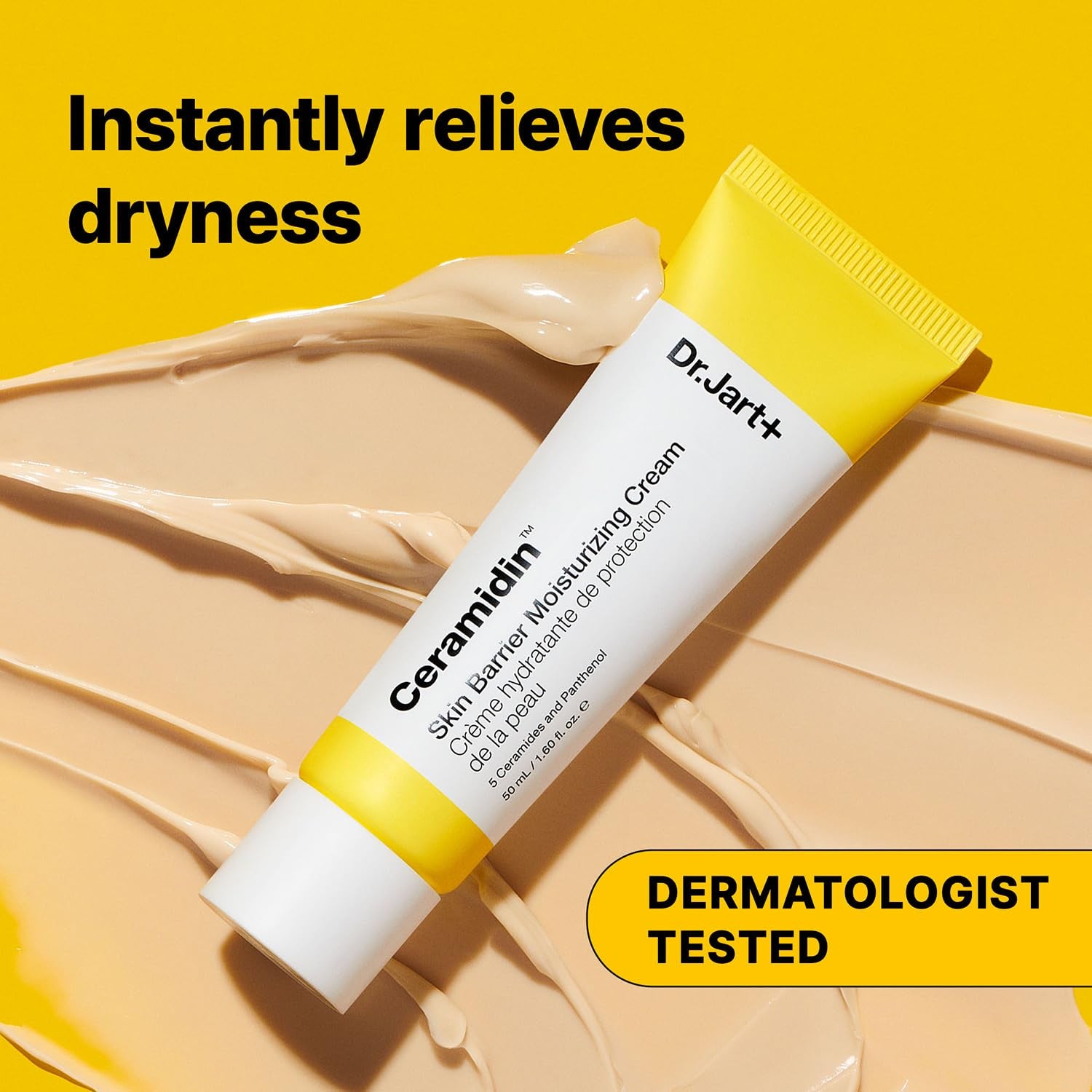 Dr.Jart+ Ceramidin Skin Barrier Moisturizing Face Cream with Ceramides and Panthenol 