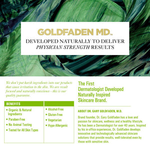 Goldfaden MD Needle-Less Line Smoothing Concentrate for Face & Neck | W/Seaweed Extract, Hyaluronic Acid, Hexapeptides, Organic Red Tea Extract 1 Ounce