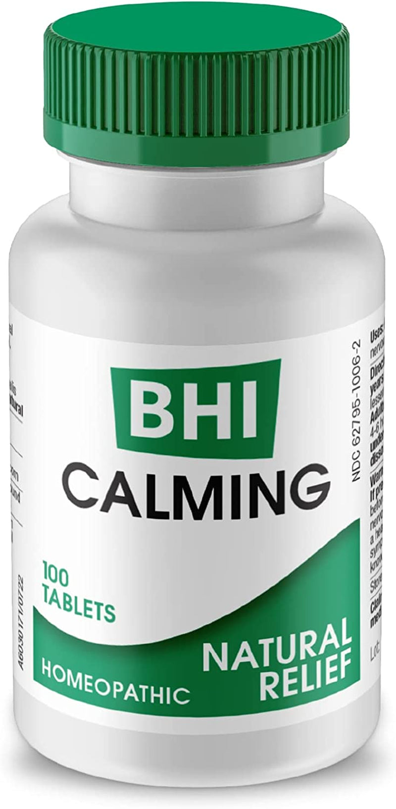BHI Calming Stress Relief Blend 10 Natural Active Ingredients Help Restore Balance, Support Calm Mood & Sleep - Relax Mind & Body with Passionflower 