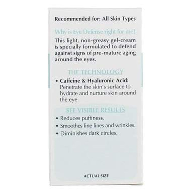 L'Oreal Loreal Dermo-Expertise Eye Defense Gel, 0.5 Oz (Pack of 2) 